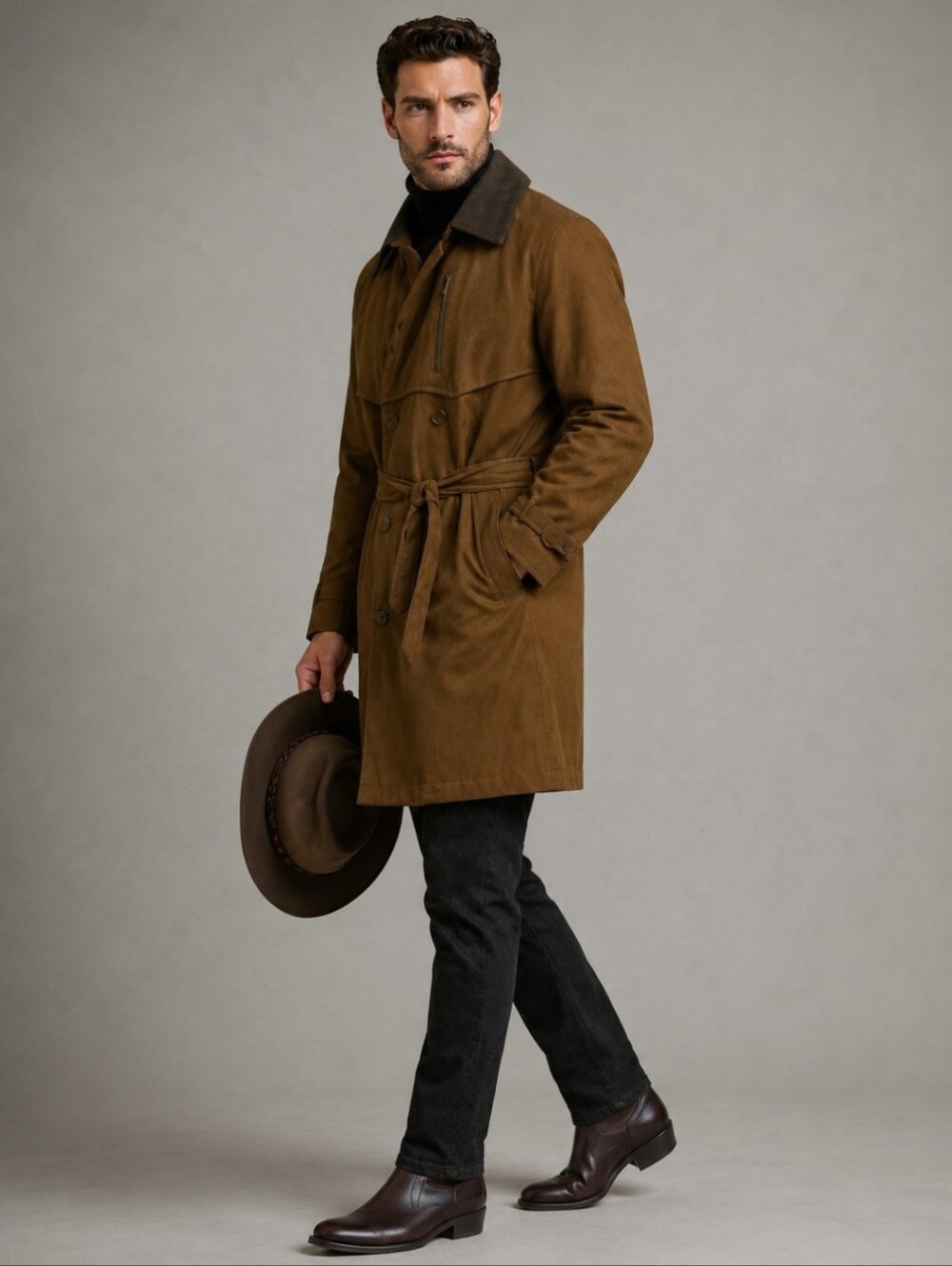 Harry Rosen | Harry II Vintage Inspired Lined Trench Coat - Picture 12 of 16